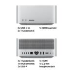 Apple Mac Studio | M3 Ultra | 4.4GHz | 96GB | 60-core GPU | 1TB | Silver - Image 5