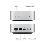 Apple Mac Mini | Apple M4 | 3.5GHz / 4.1GHz | 10-core | 16GB | Unified | 256GB | SSD - Image 2