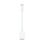 Apple USB-C to USB Adapter | Pass Through |  USB-C (Male) | USB-A (Female) | White