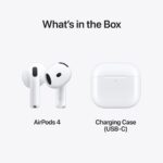 Apple AirPods 4 | Wireless | Active Noise Cancellation (ANC) | 20Hz - 20kHz | 414 mAh | IP54 | White - Image 8