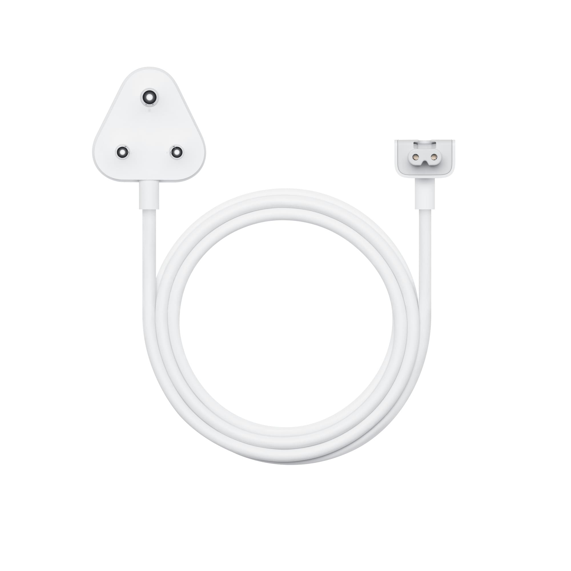 Apple Power Adapter Extension Cable | 140W | 2M | Figure-8 (C7) AC connector | 2-prong AC plug (North American) for wall outlet | White