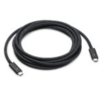 Apple Thunderbolt 4 Pro Cable | 100W | 3 M | USB-C (Male) | USB-C (Male) | Black